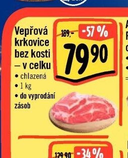 Vepřová krkovice bez kosti