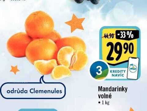 Mandarinky volné