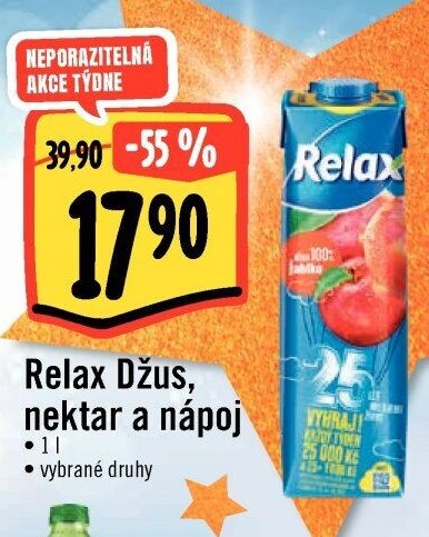 Relax Džus, nektar a nápoj