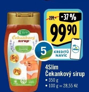 Čekankový sirup 4Slim