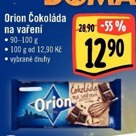 Čokoláda na vaření Orion