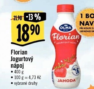 Jogurtový nápoj Florian Olma