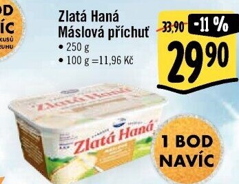 Margarín máslový Zlatá Haná Olma