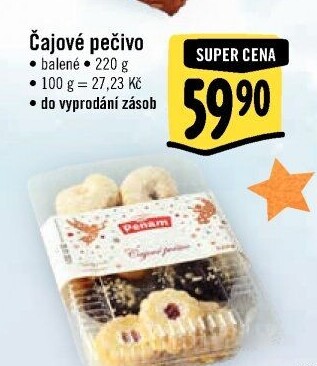 Pečivo čajové Penam