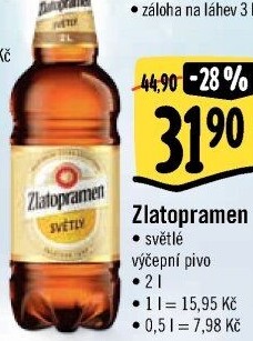 Pivo světlé Zlatopramen