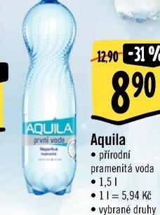 Přírodní voda Aquila