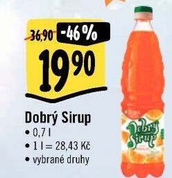 Sirup Dobrá voda