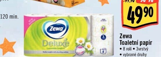 Toaletní papír 3vrstvý Deluxe Zewa