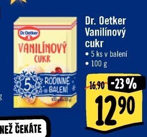 Vanilínový cukr Dr. Oetker