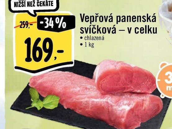 Vepřová panenská svíčková