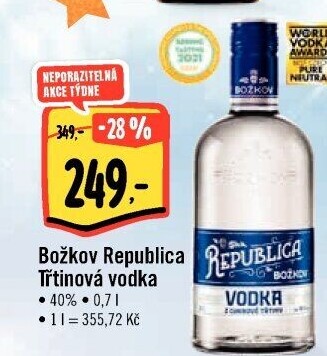 Vodka Republica Božkov