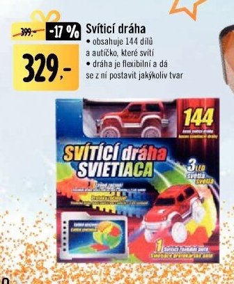 Svítící dráha