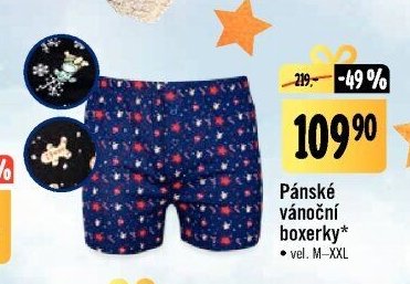 Pánské vánoční boxerky