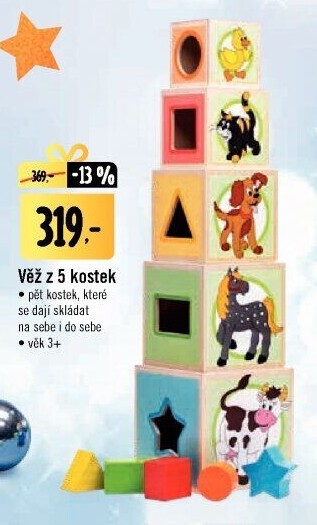 Dřevěná skládací věž Woody