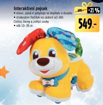 Interaktivní pejsek Clementoni
