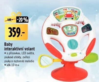 Interaktivní volant Clemmy baby Clementoni