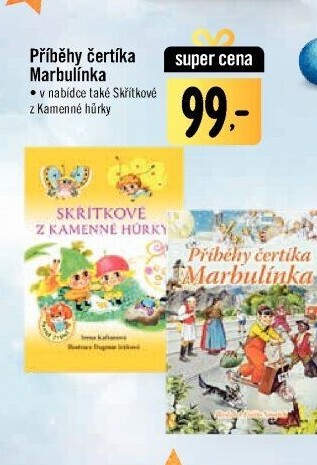 Kniha Příběhy čertíka Marbulínka