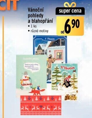 Vánoční pohlednice