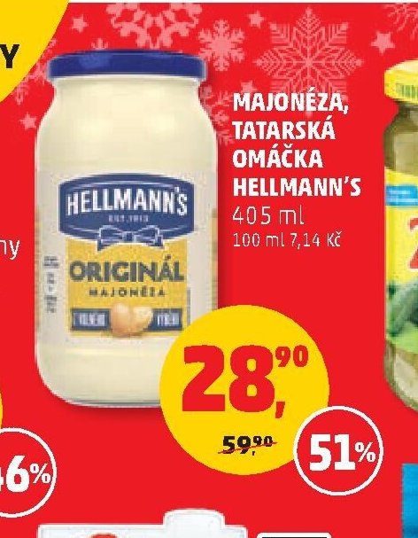 MAJONÉZA, TATARSKÁ OMÁČKA HELLMANN'S