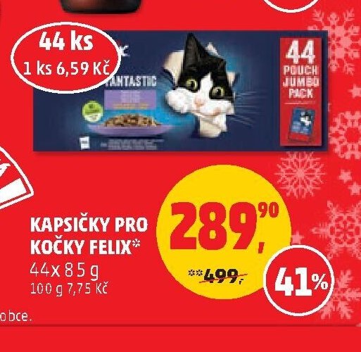 KAPSIČKY PRO KOČKY FELIX