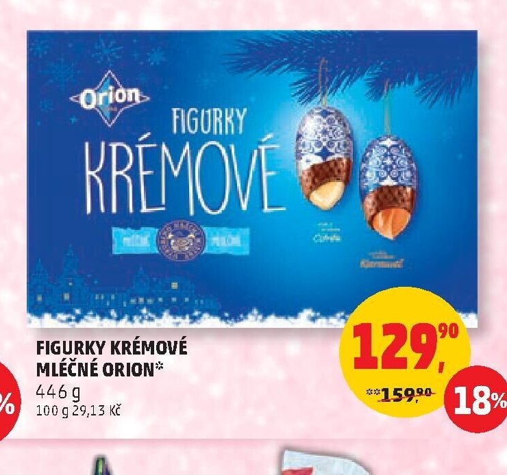 Figurky krémové mléčné Orion
