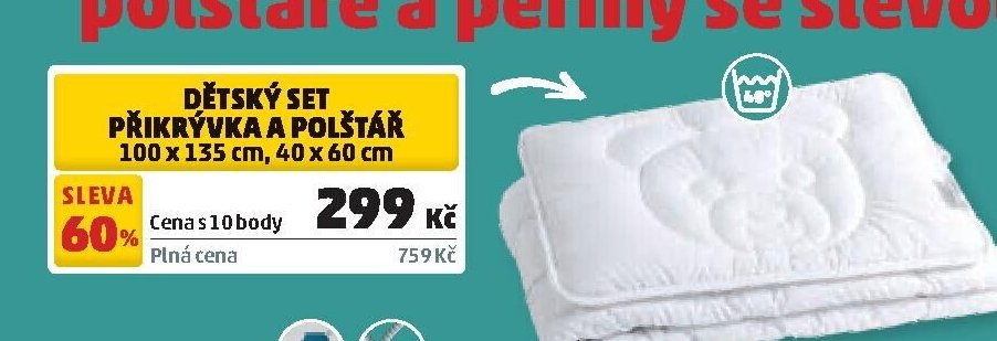 Dětský set přikrývka a polštář