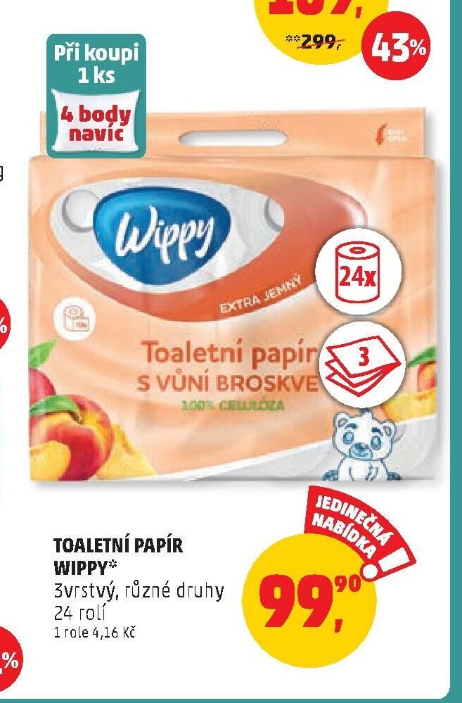 Toaletní papír Wippy