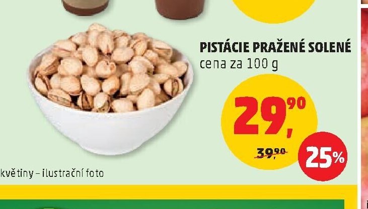 PISTÁCIE PRAŽENÉ SOLENÉ