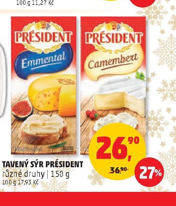 TAVENÝ SÝR PRÉSIDENT