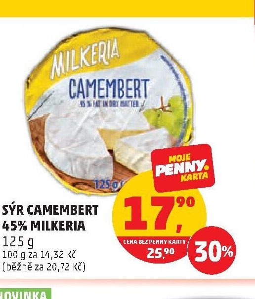 Sýr Camembert 45% Milkeria