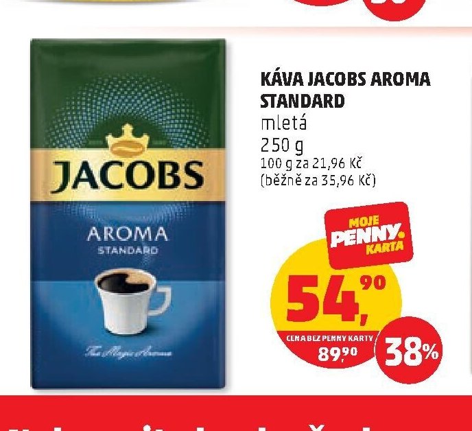 KÁVA JACOBS AROMA STANDARD mletá