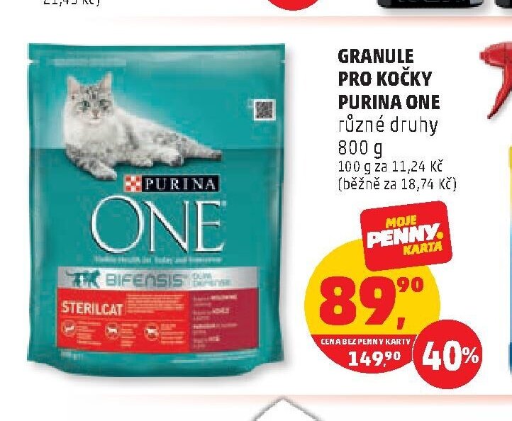 GRANULE PRO KOČKY PURINA ONE