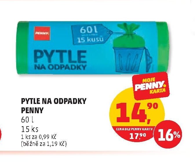 PYTLE NA ODPADKY PENNY