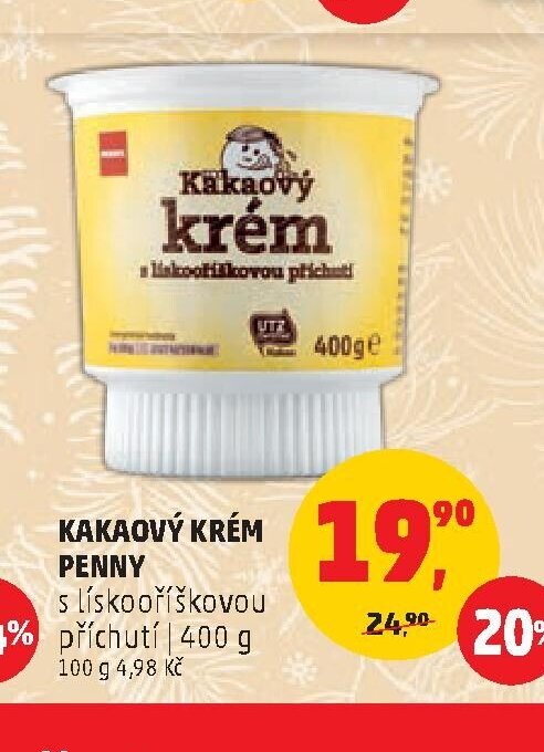 Kakaový krém Penny 400 g