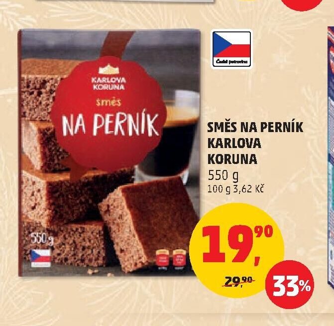 Směs na perník Karlova Koruna 550 g