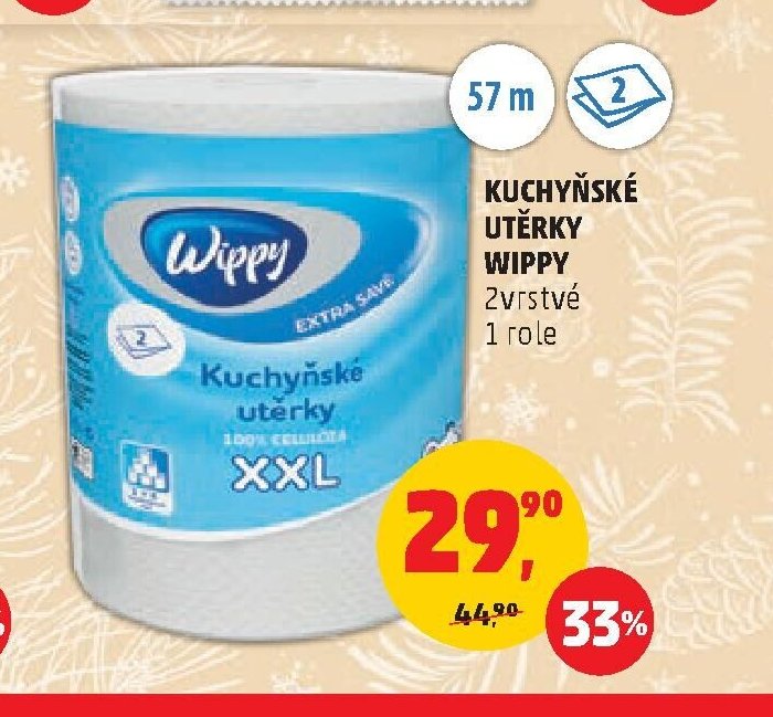 Kuchyňské utěrky Wippy 1 role
