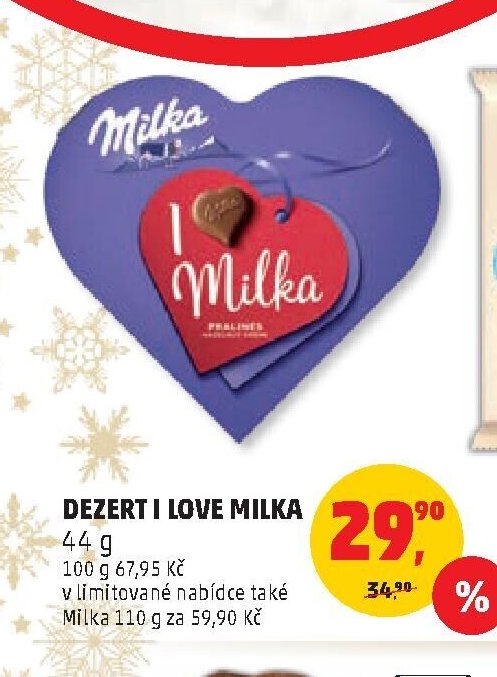 Dezert I Love Milka