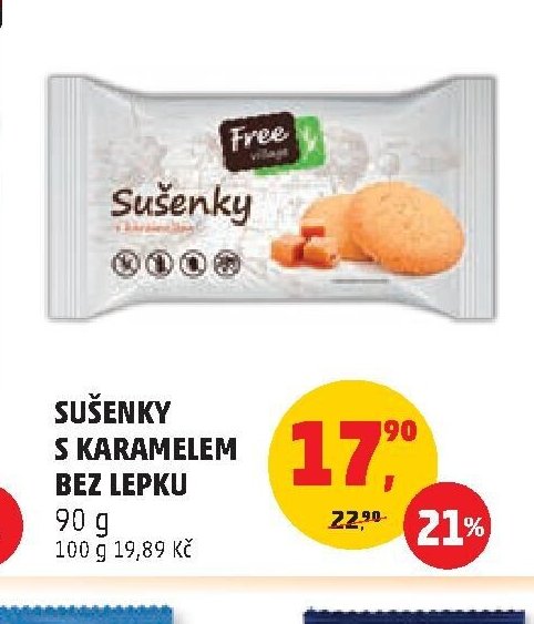Sušenky s karamelem bez lepku