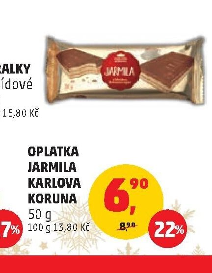 Oplatka Jarmila Karlova Koruna