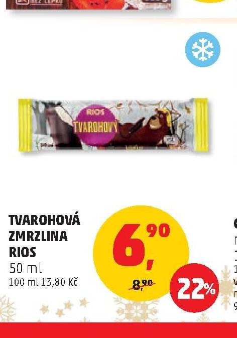 Tvarohová zmrzlina Rios