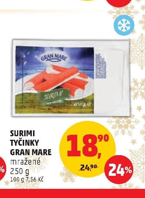 Surimi tyčinky Gran Mare