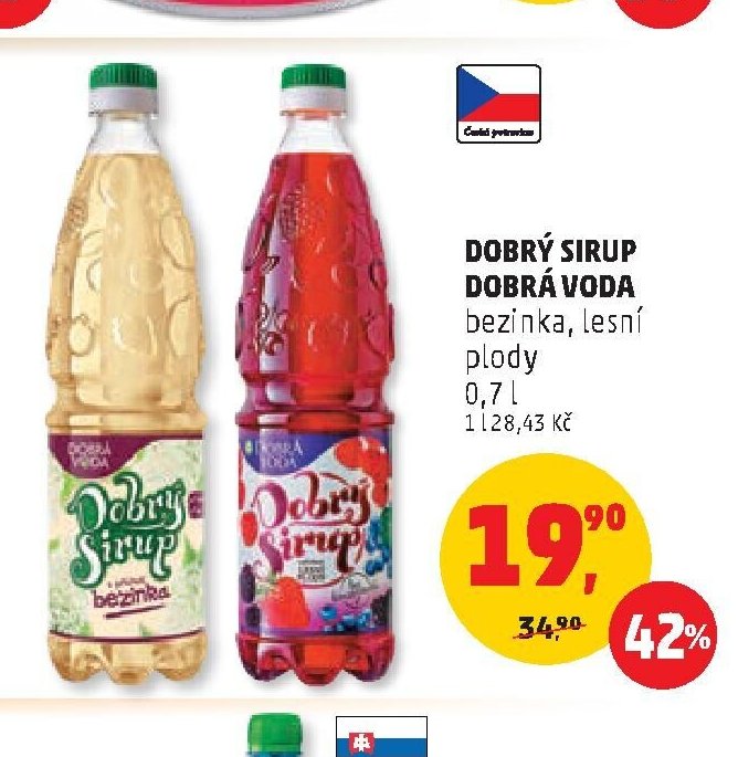 DOBRÝ SIRUP DOBRÁ VODA