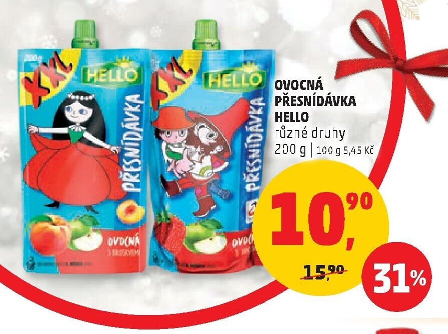Ovocná přesnídávka Hello