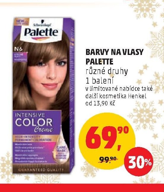 Barvy na vlasy Palette