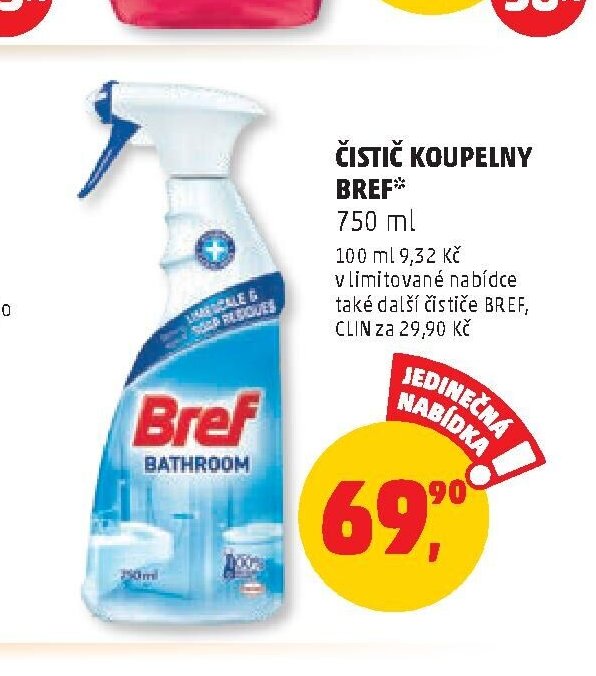 ČISTIČ KOUPELNY BREF
