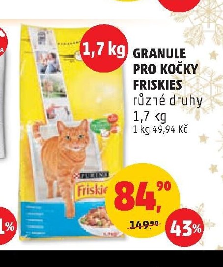 GRANULE PRO KOČKY FRISKIES