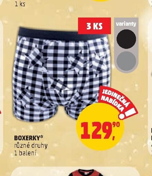 BOXERKY různé druhy