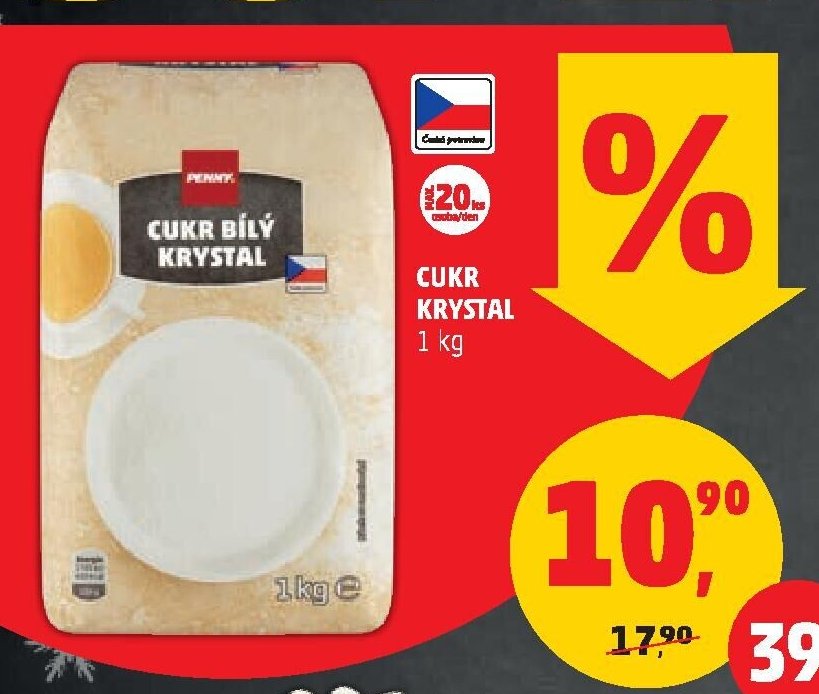 Cukr krystal 1 kg