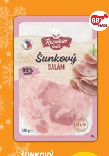 ŠUNKOVÝ SALÁM ŘEZNÍKŮV TALÍŘ