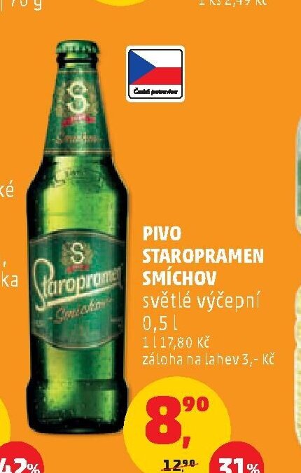 PIVO STAROPRAMEN SMÍCHOV